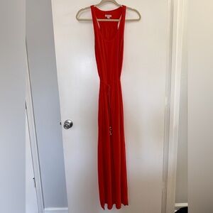 Merona Orange Sleeveless Maxi Dress